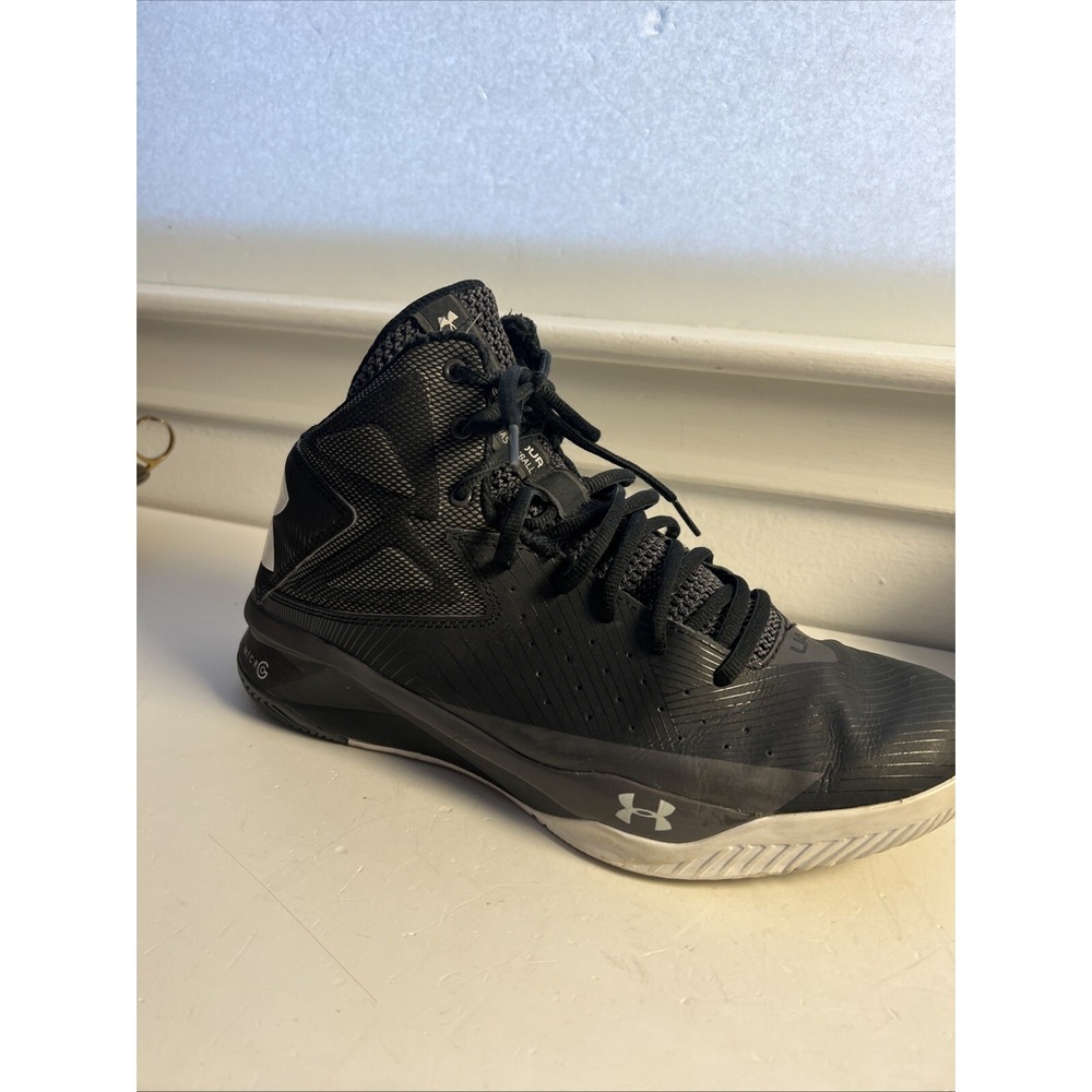 Black Under Armour UA Rocket 1264224-001‎ Micro G Basketball Shoes 9